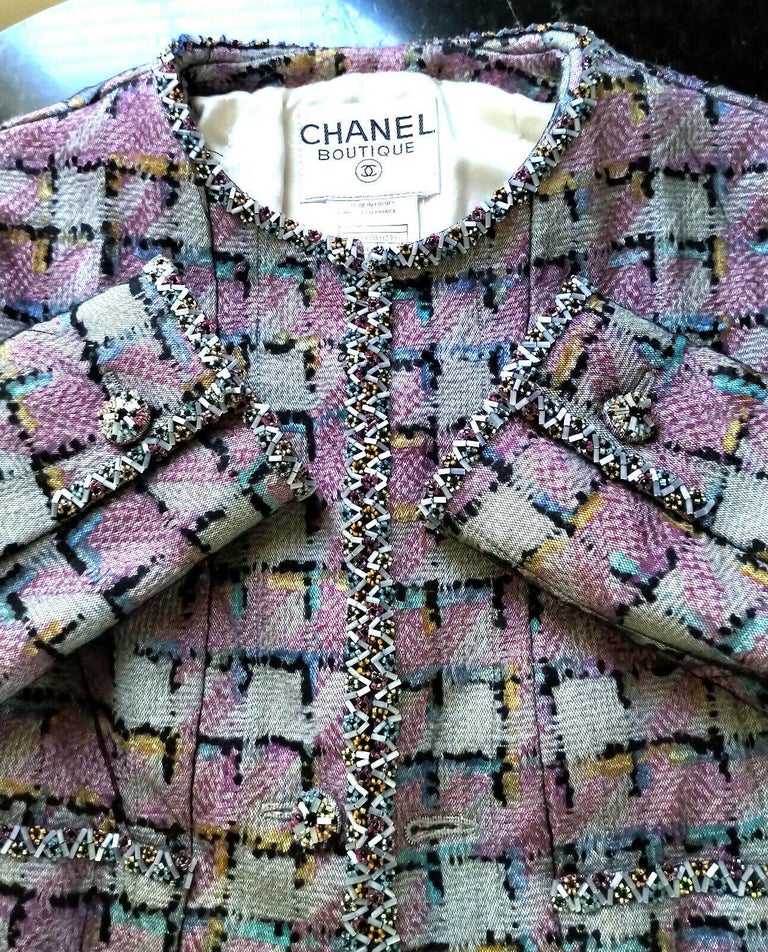 Chanel Black Tweed Jacket ○ Labellov ○ Buy and Sell Authentic Luxury