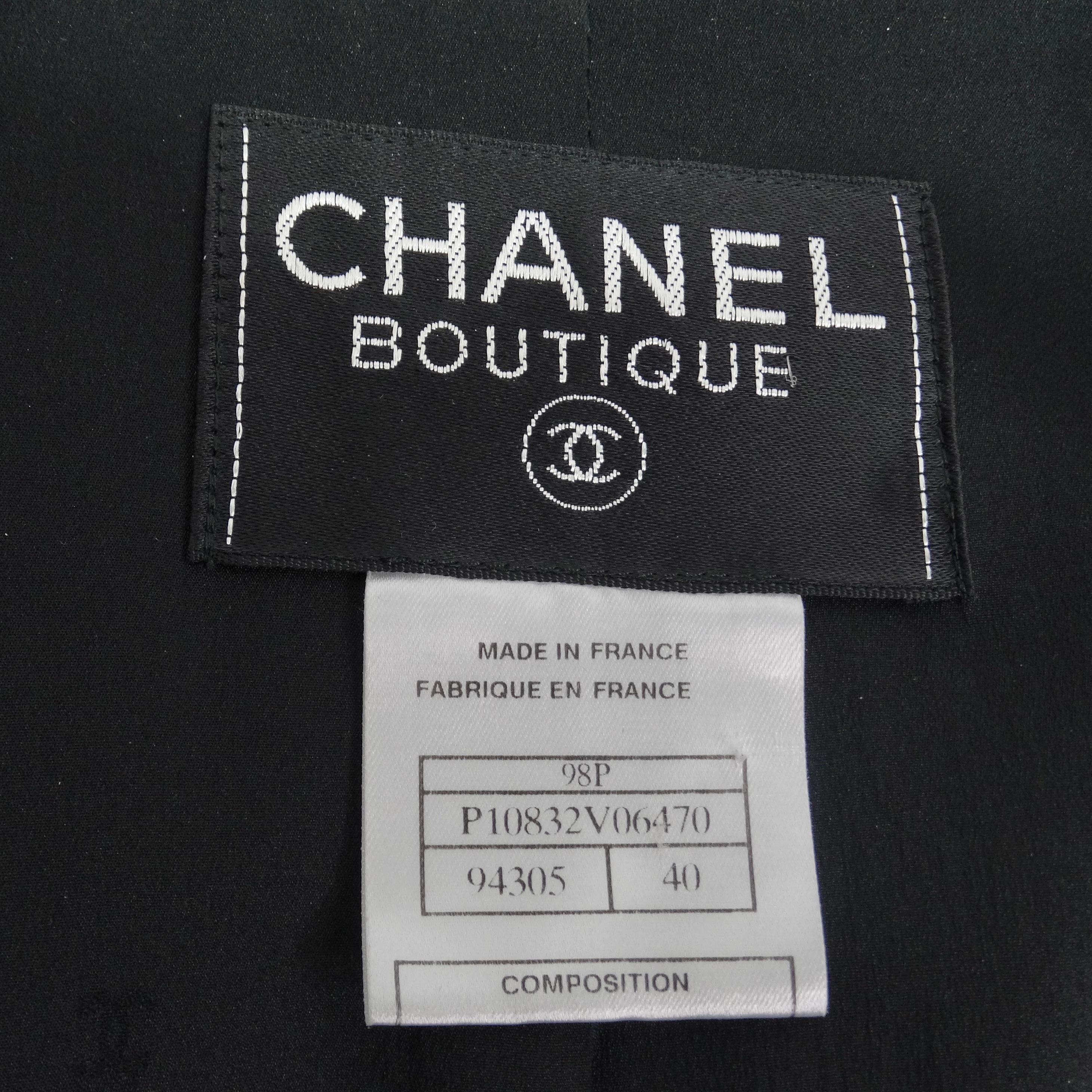Chanel 1998 Black Blazer 6