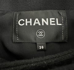 CHANEL 19A Black Wool Jacket Blazer