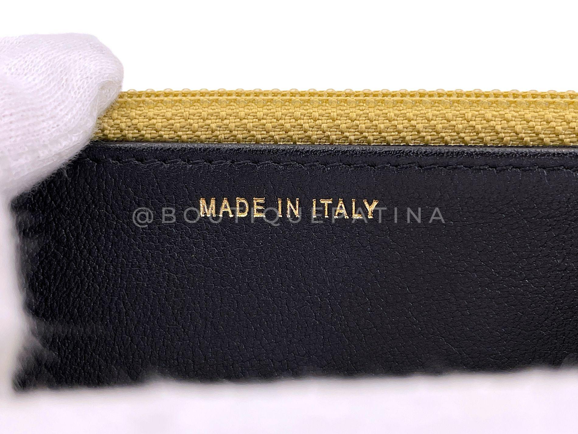 Chanel 19A Gold Egyptian Crocodile Print Wallet on Chain WOC Bag GHW 68974 en vente 6