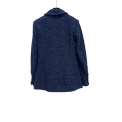 Chanel 19C La Pausa Navy Lesage Tweed Jacket - FR 34