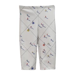 Chanel 19K CC Ski Graffiti Print Leggings Pants Trousers