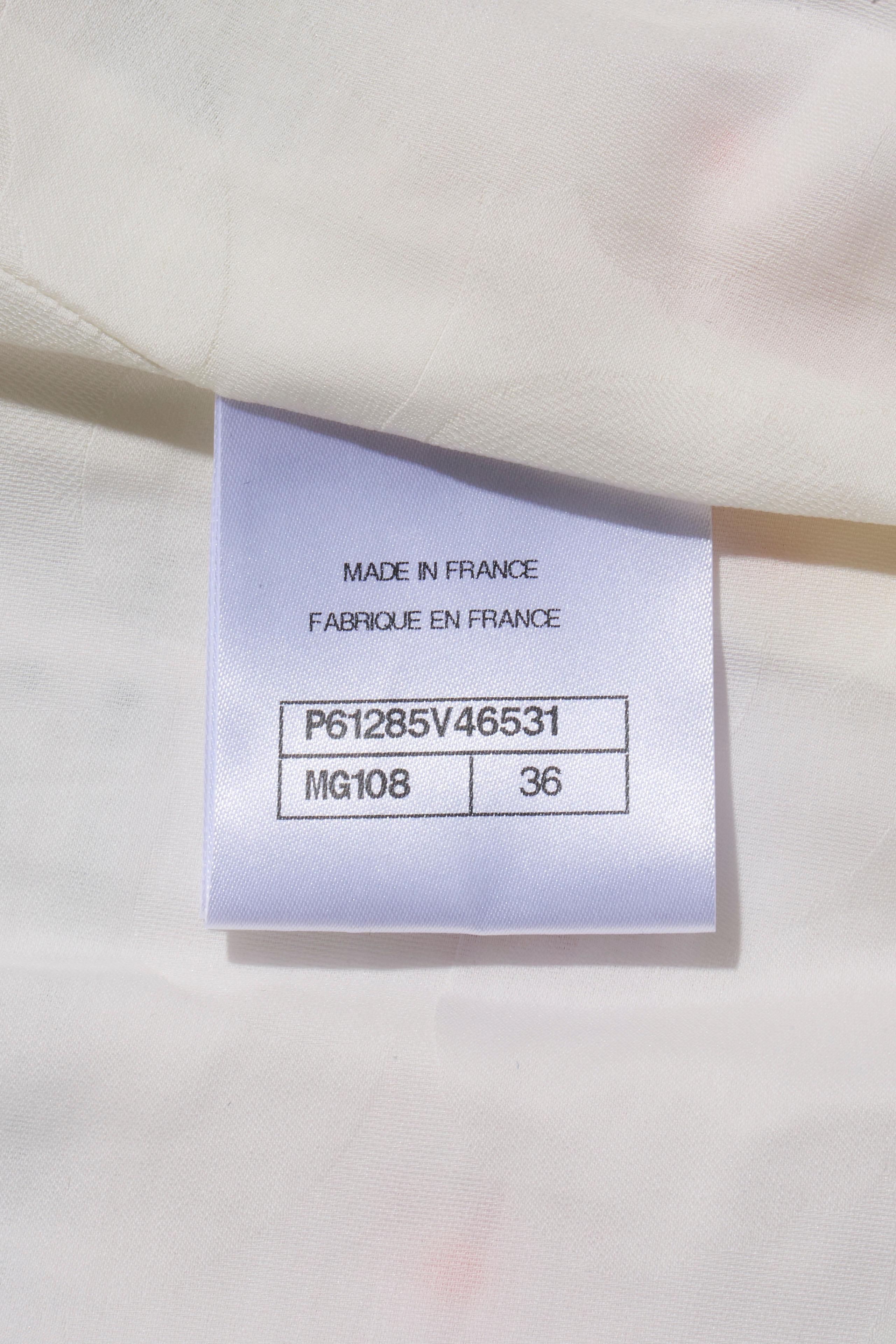 Chanel 19P Spring 2019 Rainbow Stripe Tweed Coat-Dress FR 36 For Sale 7
