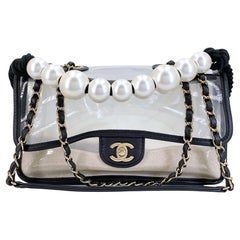 Chanel 19S "By the Sea" Sand Pearl PVC Flap Bag GHW 68839