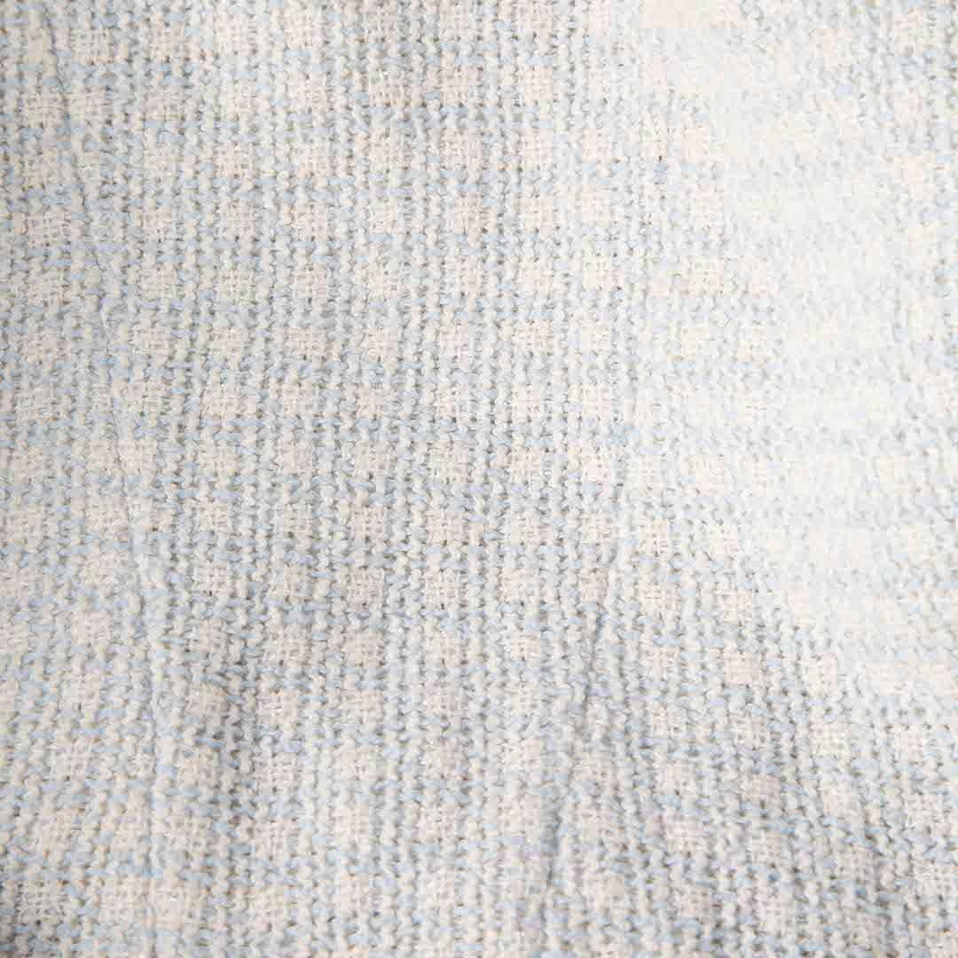 Chanel 2000 Blue Wool Tweed Cruise Jacket Size XXXL In Good Condition In London, GB