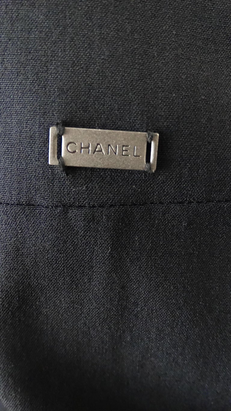 Chanel 2000s Black Short-sleeve Jumpsuit For Sale at 1stdibs