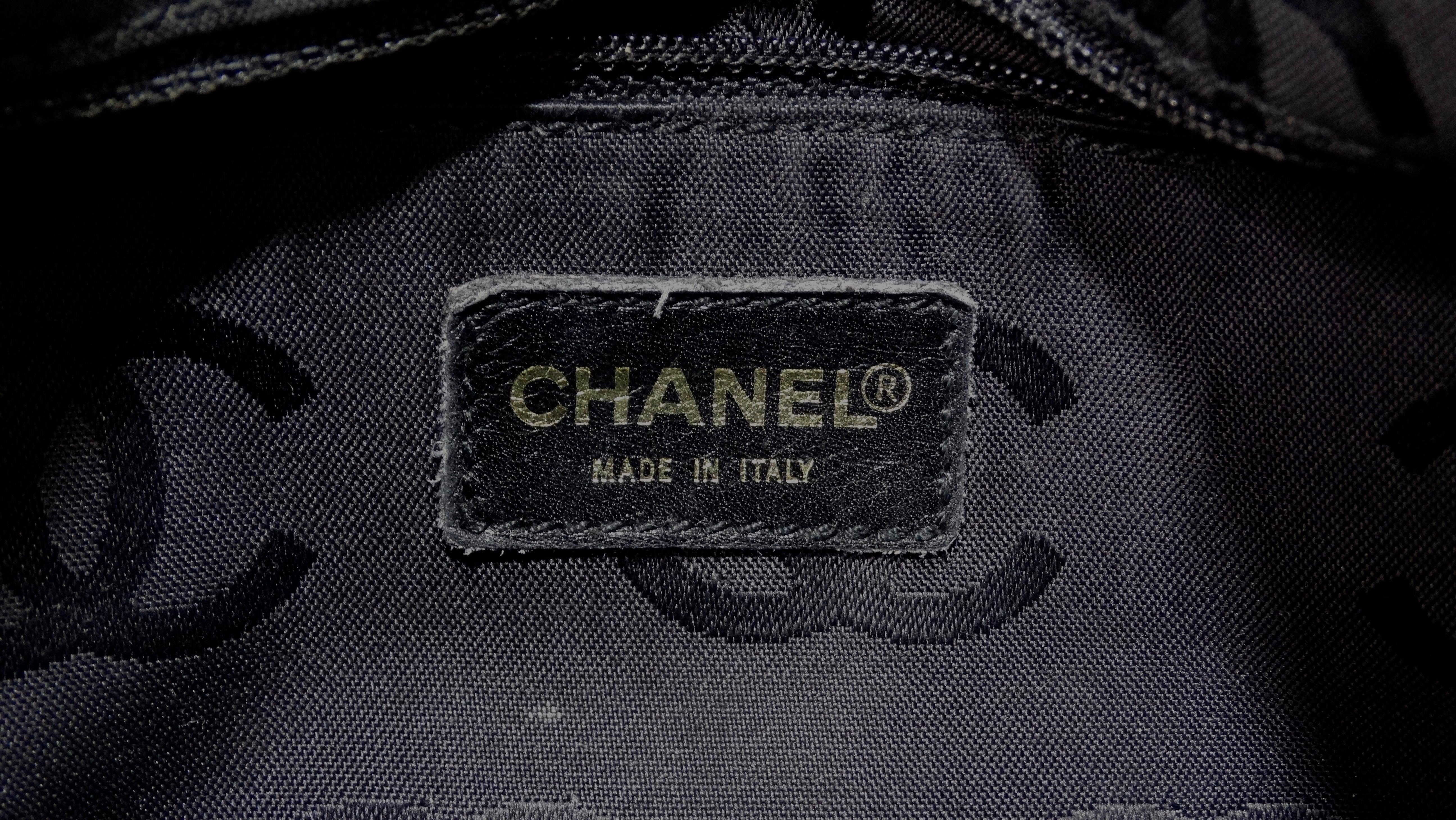 Borsa Chanel 2000s CC Wood Chain Hobo 7