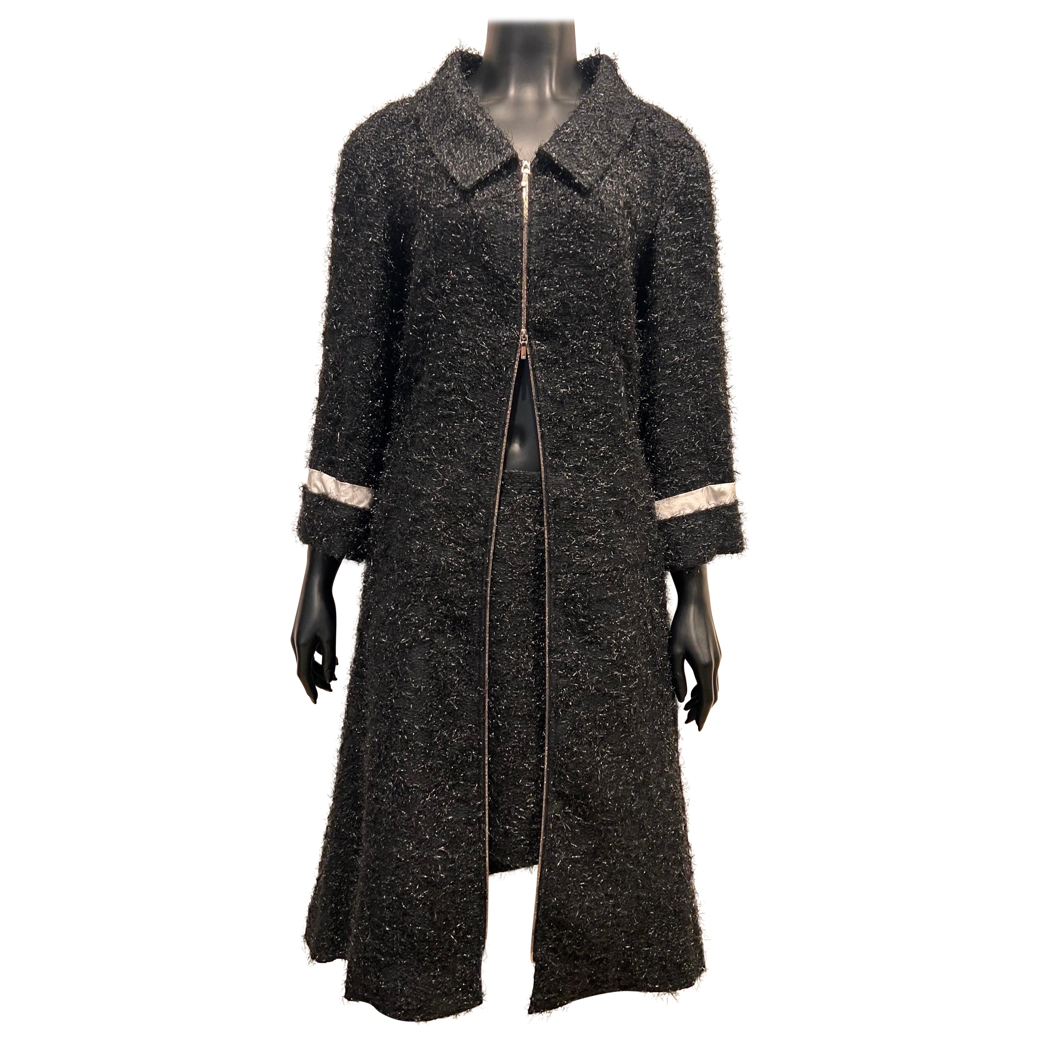 Ensemble manteau et jupe avec fermeture éclair, Chanel 2000