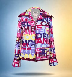 CHANEL 2000s Collectors CC Logo Vibrant Puffer Jacket 44 FR
