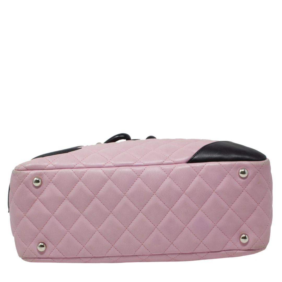 Chanel 2000s Pink Quilted Shoulder Bag For Sale 1