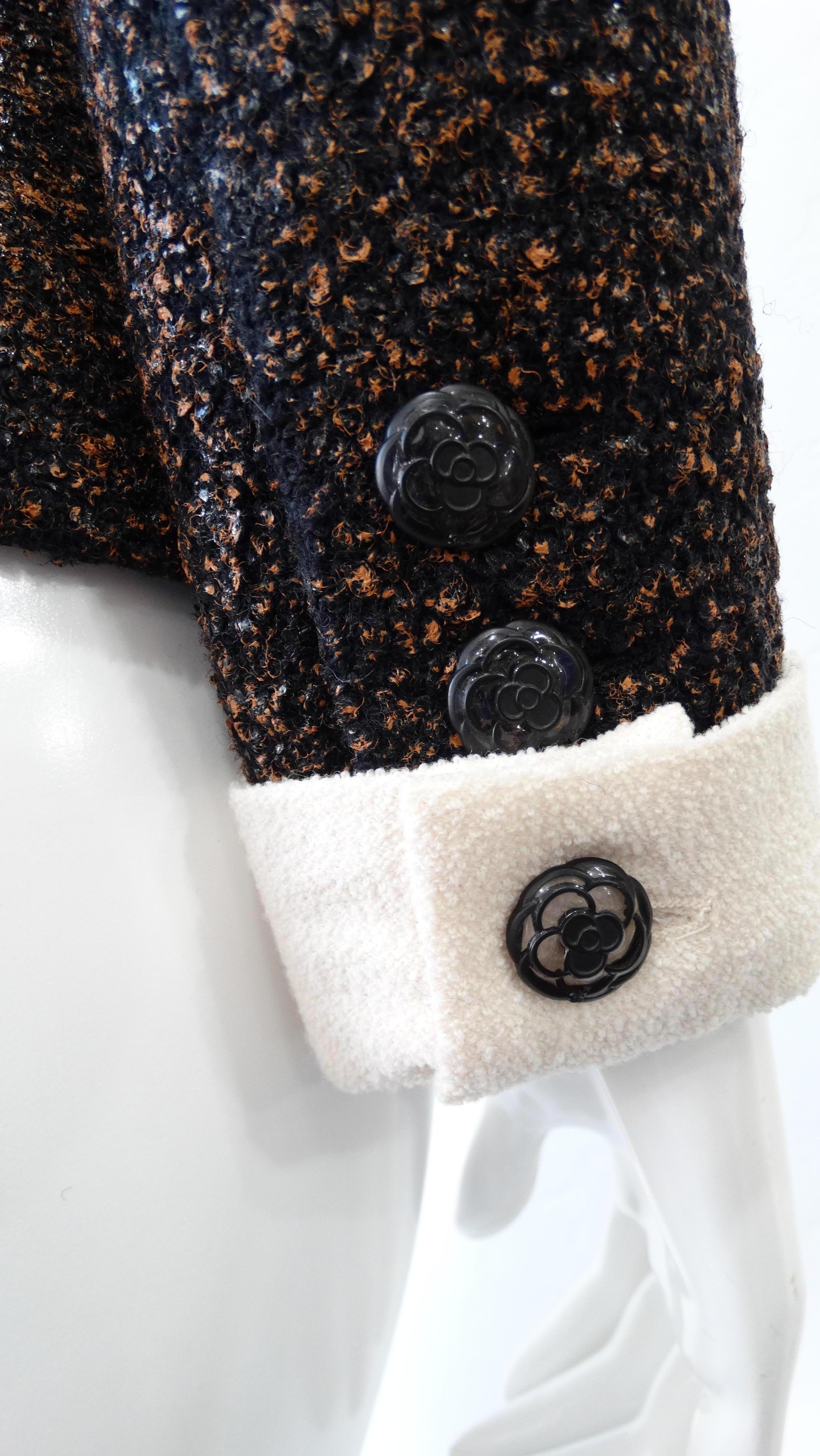 Women's or Men's Chanel 2000s Ruffle Tweed Jacket 