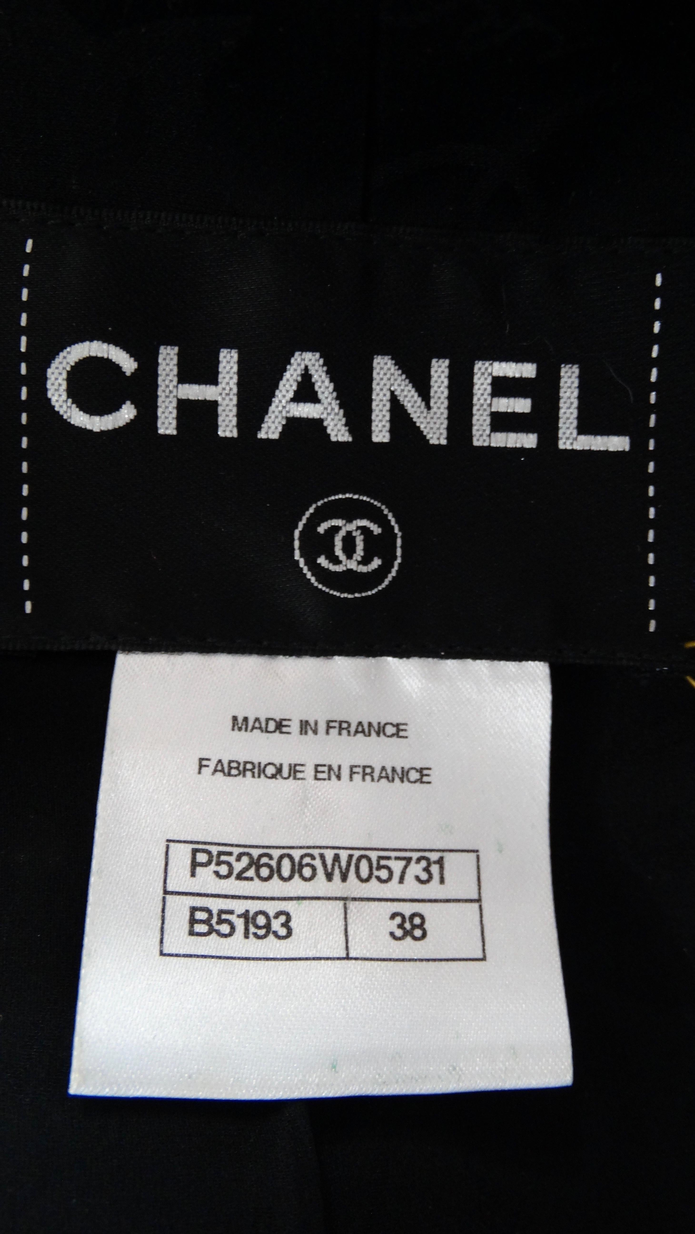 Chanel 2000s Ruffle Tweed Jacket  1