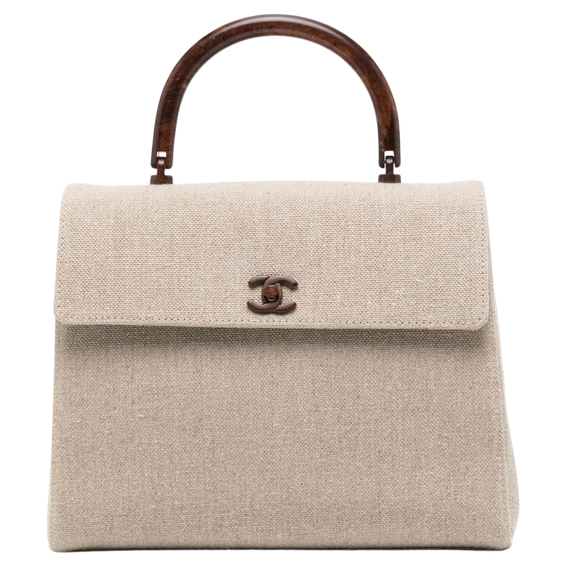 Chanel linen bag shop