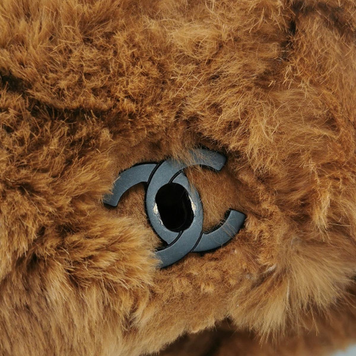 Chanel 2002 Brown Lapan Rabbit Fur Vintage Flap Bag 5