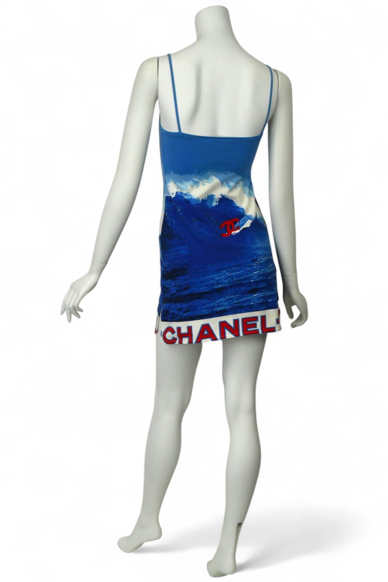 Chanel 2002 Surf-Line Camisole-Kleid  Größe US 6 im Angebot 2