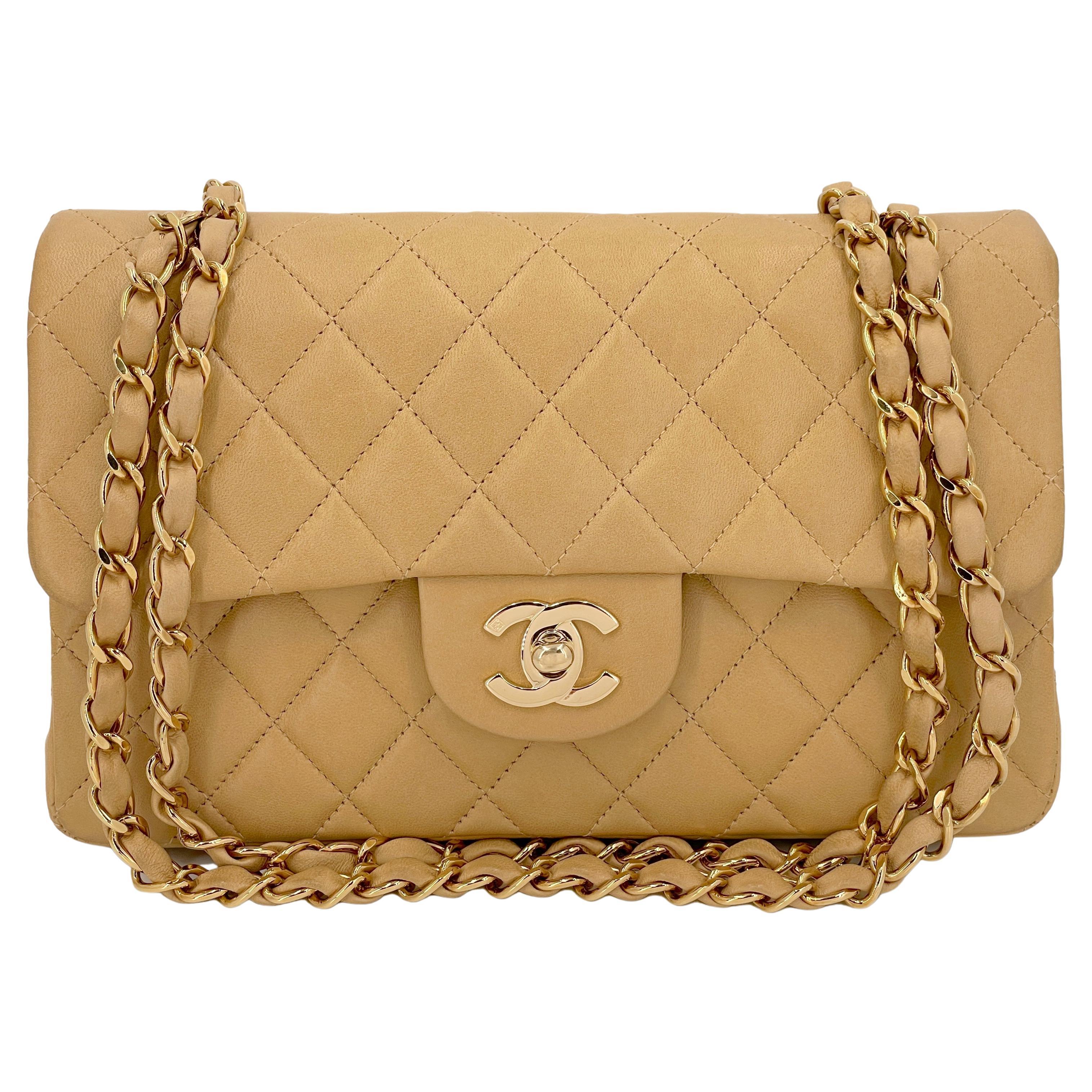 Chanel Camel Caviar Leather Double Flap Bag For Sale at 1stDibs