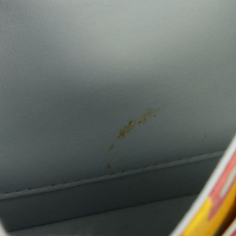 Chanel 2003 Cotton Flower Design Print Classic Flap Chain Bag 25cm For Sale 13