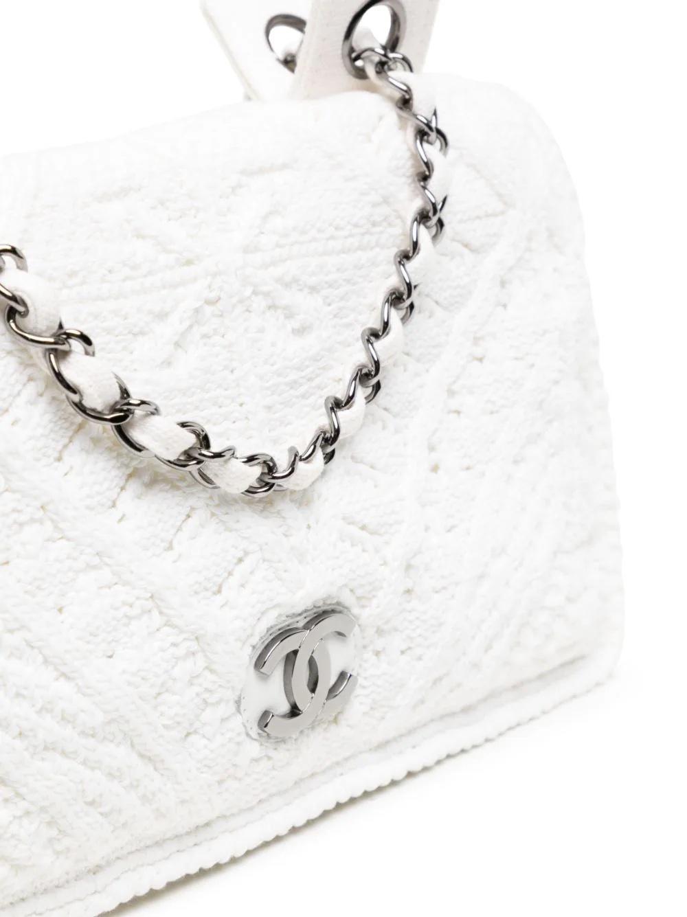 Chanel 2004 Classic Flap Crochet Shoulder Bag In Excellent Condition In London, GB
