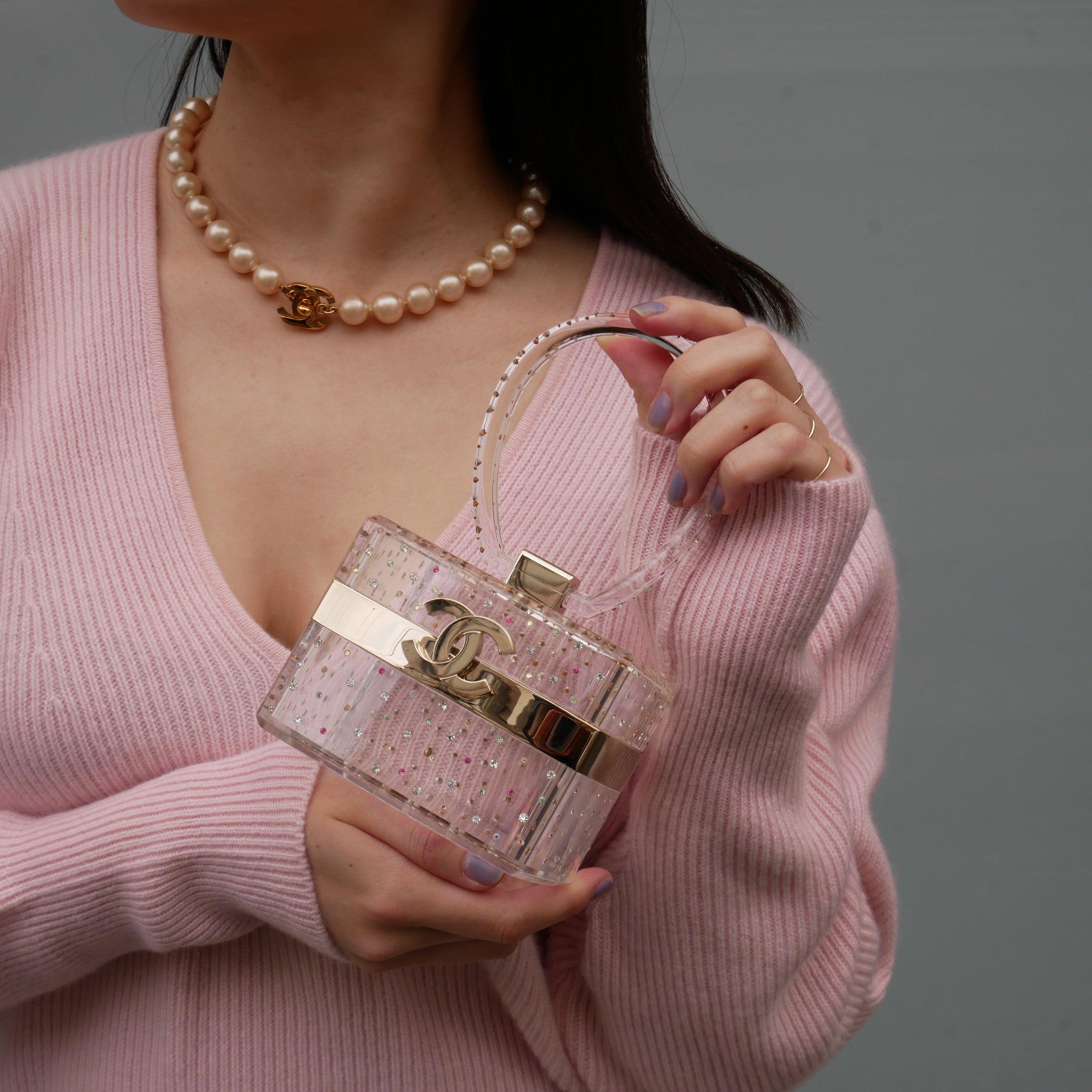 Chanel 2004 Hand Vanity Bag For Sale 6