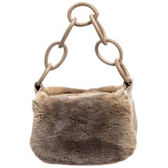 Chanel 2004 Limited Edition Fur Chain Bag