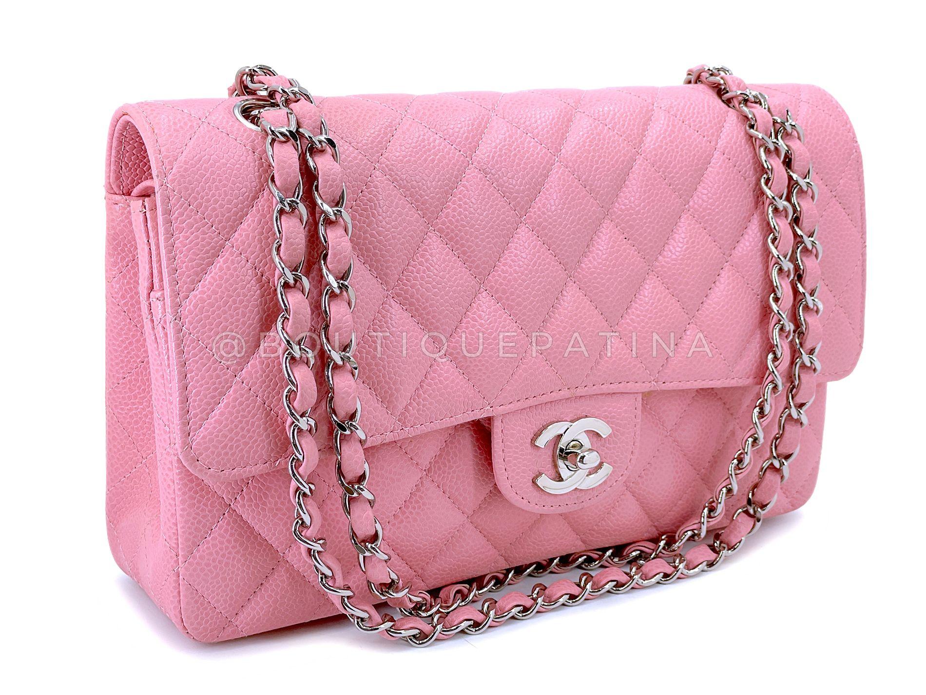 Store item: 68532
The iconic holy grail bag is the Chanel Classic Flap. Coveted for its simplicity and elegance - woven chain double strap that can be worn short or long, turnlock CC clasp, lambskin interior.

Now called the 11.12 bag in their most
