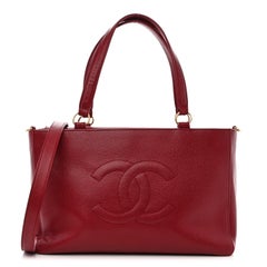 Chanel 2005 Caviar Cerf Executive Business Timeless Large Tote Bag