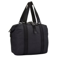 Chanel 2005 Nylon Sport Gym Reise gesteppte Nylon Große Tragetasche aus Nylon