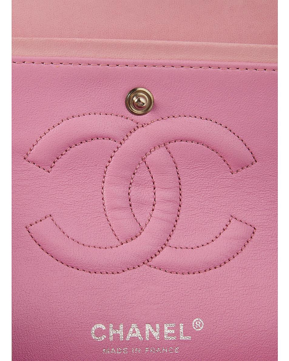 Chanel 2005 Vintage 2.55 Medium Tweed Pink Multicolor Classic Double Flap Bag  en vente 5
