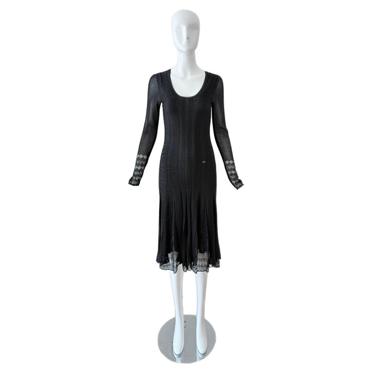 dress with long zip at back Spiral Asymmetric Zip Maxi Dress XS / Black main image 1