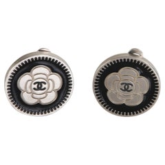 Chanel 2006 Camelia Earrings