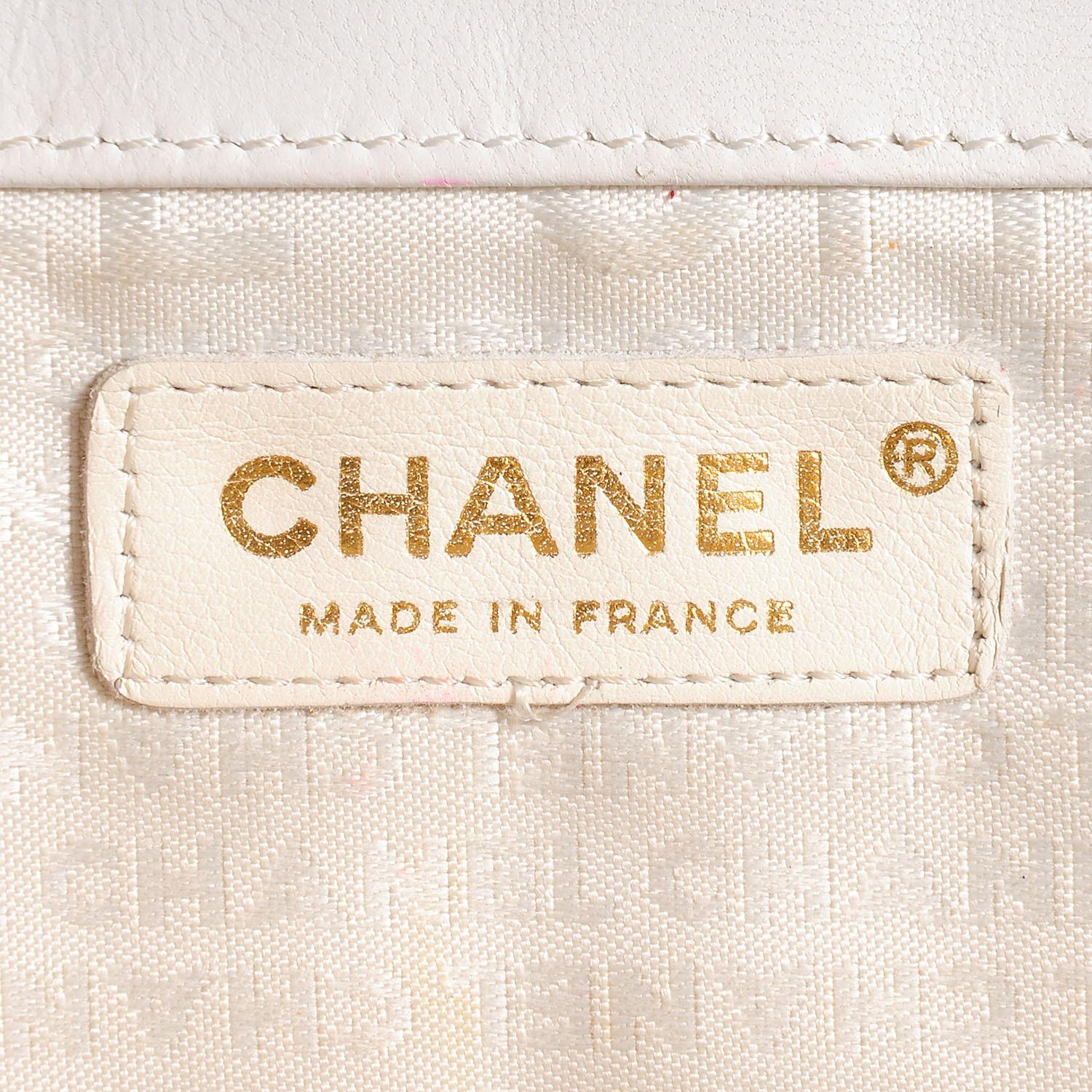 Chanel 2006 Classic Flap Two Tone Limited Edition Black White Lambskin Long Bag For Sale 8
