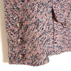 Chanel 2006 Croisiere Veste Soie FR38 Resort Silk Cotton Tweed Jacket UK10 US8