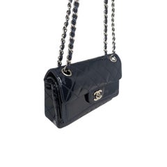 Chanel 2006 Patent Calfskin Classic Rectangle Mini Double Flap