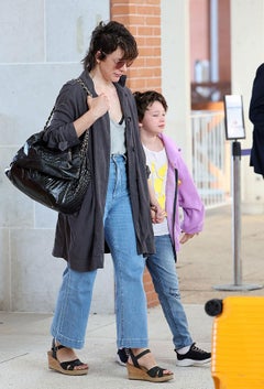 Chanel 2006 Patent Vinyl Quilted CC Stitched Extra Large Shoulder Flap Bag