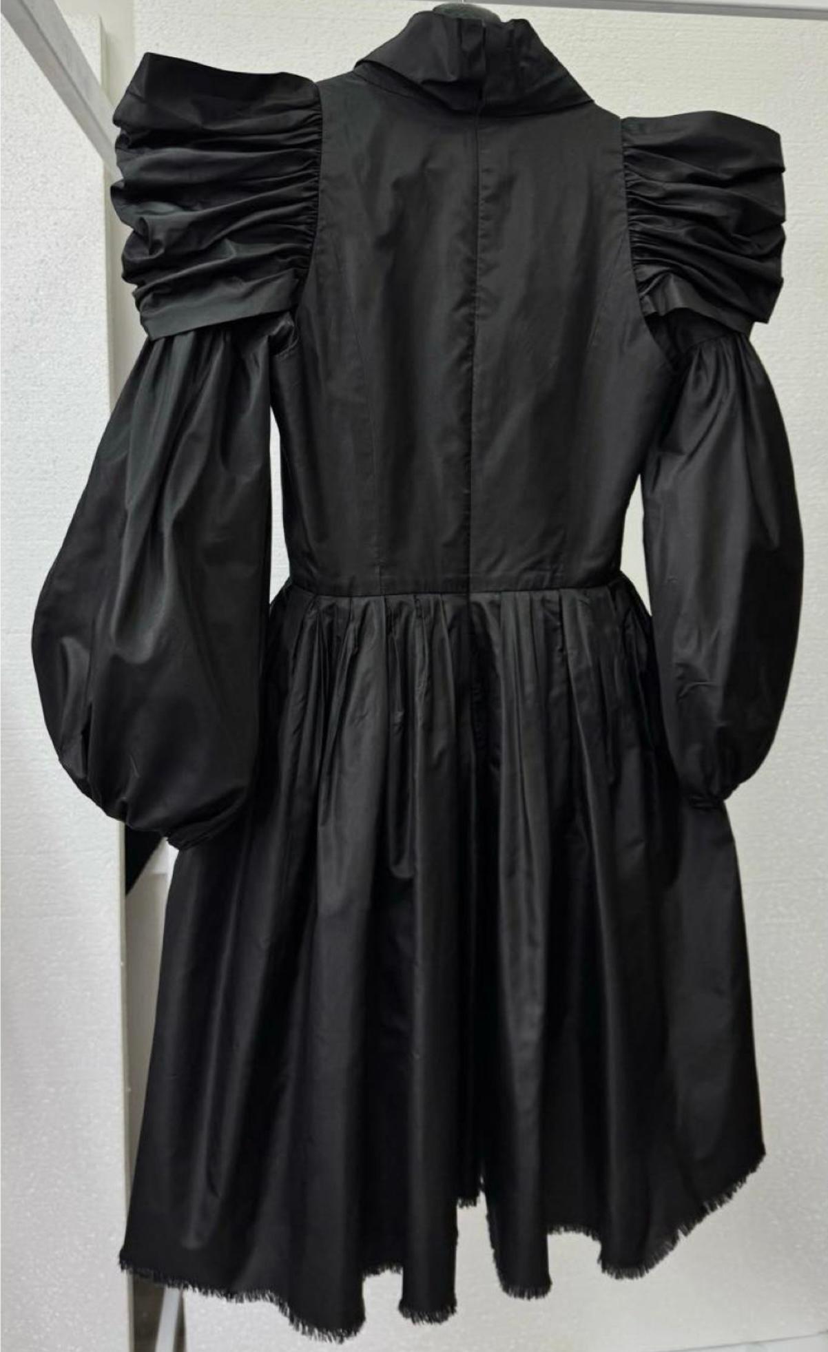Chanel 2006 Rarest Baroque Style Runway Black Dress 34 FR 3