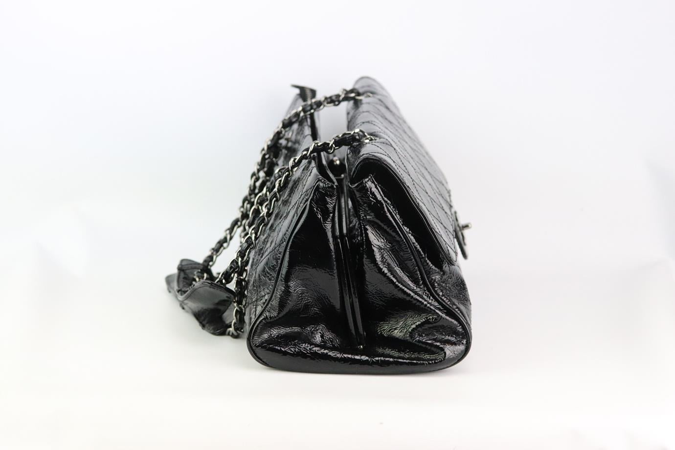 Chanel 2006 Ritz Quilted Patent Leather Flap Shoulder Bag In Excellent Condition In London, GB