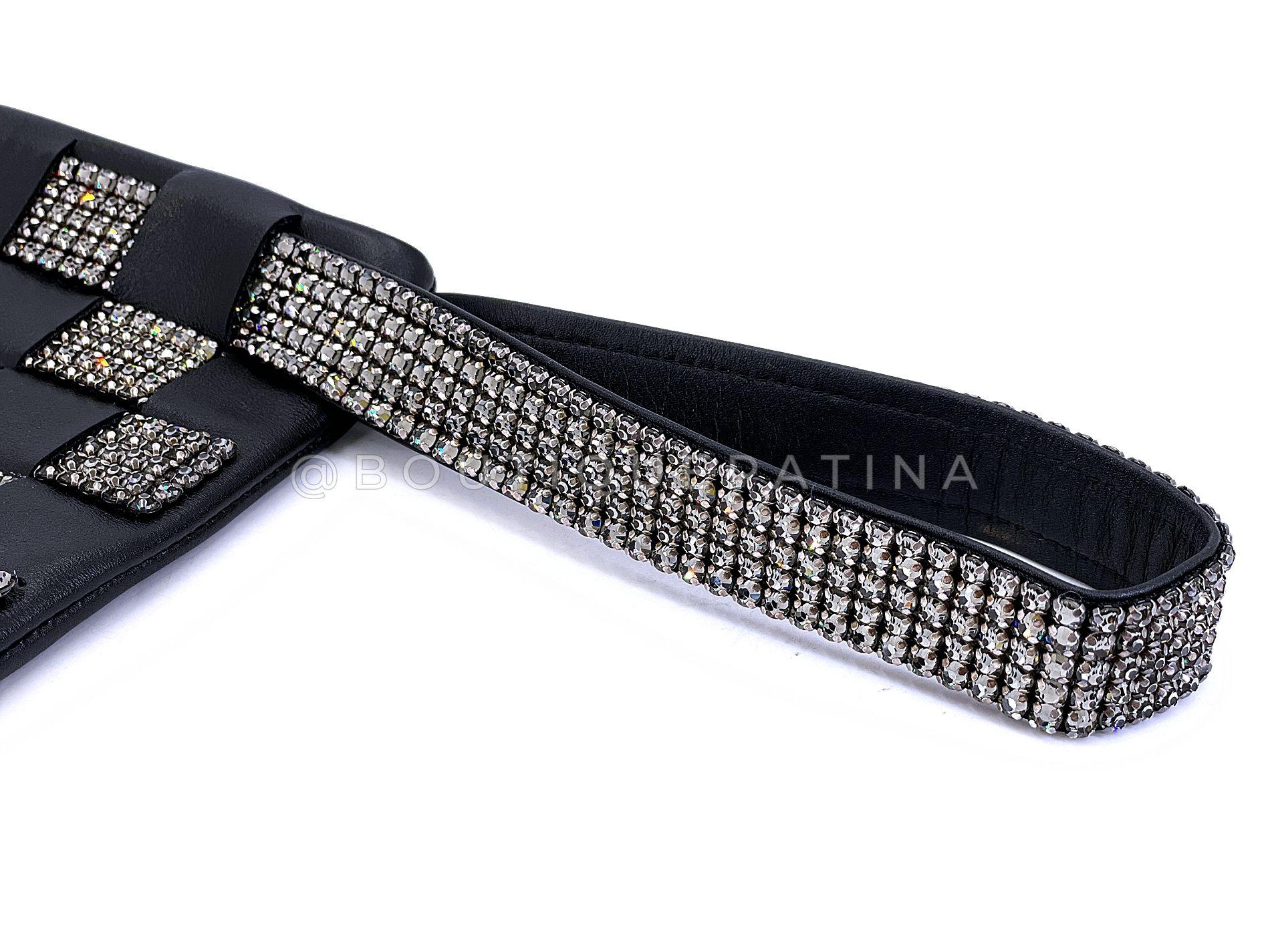 Chanel 2006 Vintage Woven Crystal Abend Clutch Bag SHW 68676 im Angebot 3