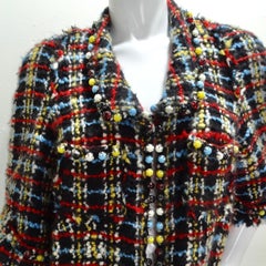 Chanel 2007 Beaded Tweed Jacket