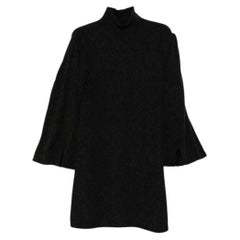 Chanel 2007 Charcoal Knitted Cashmere Dress