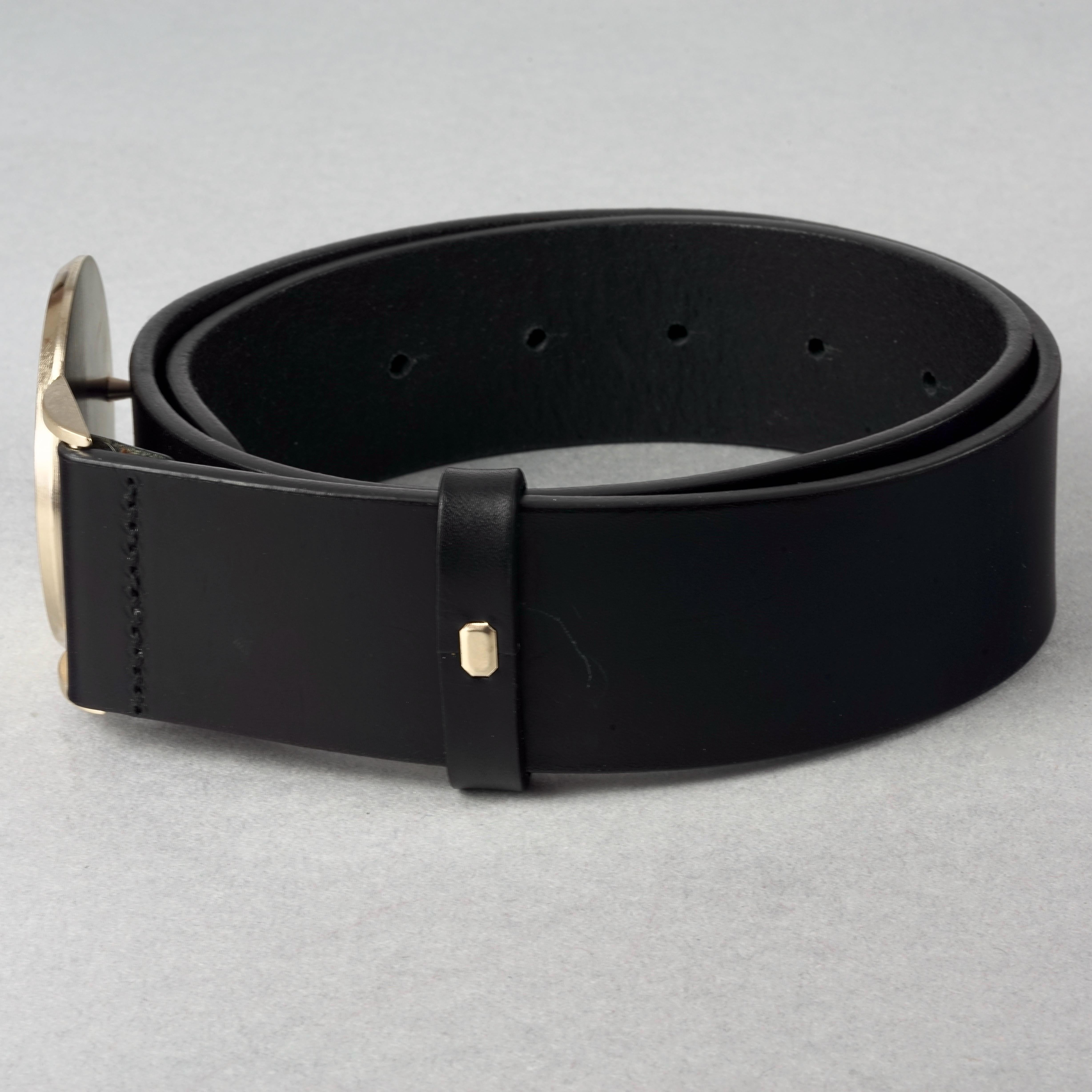 Black CHANEL 2007 Cruise Collection Face Watch Belt For Sale