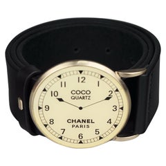 CHANEL 2007 Cruise Collection Face Watch Belt