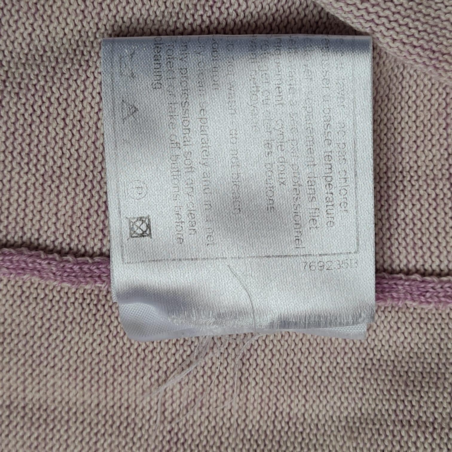 Chanel 2007 Denim Cashmere Cardigan Jacket For Sale 4