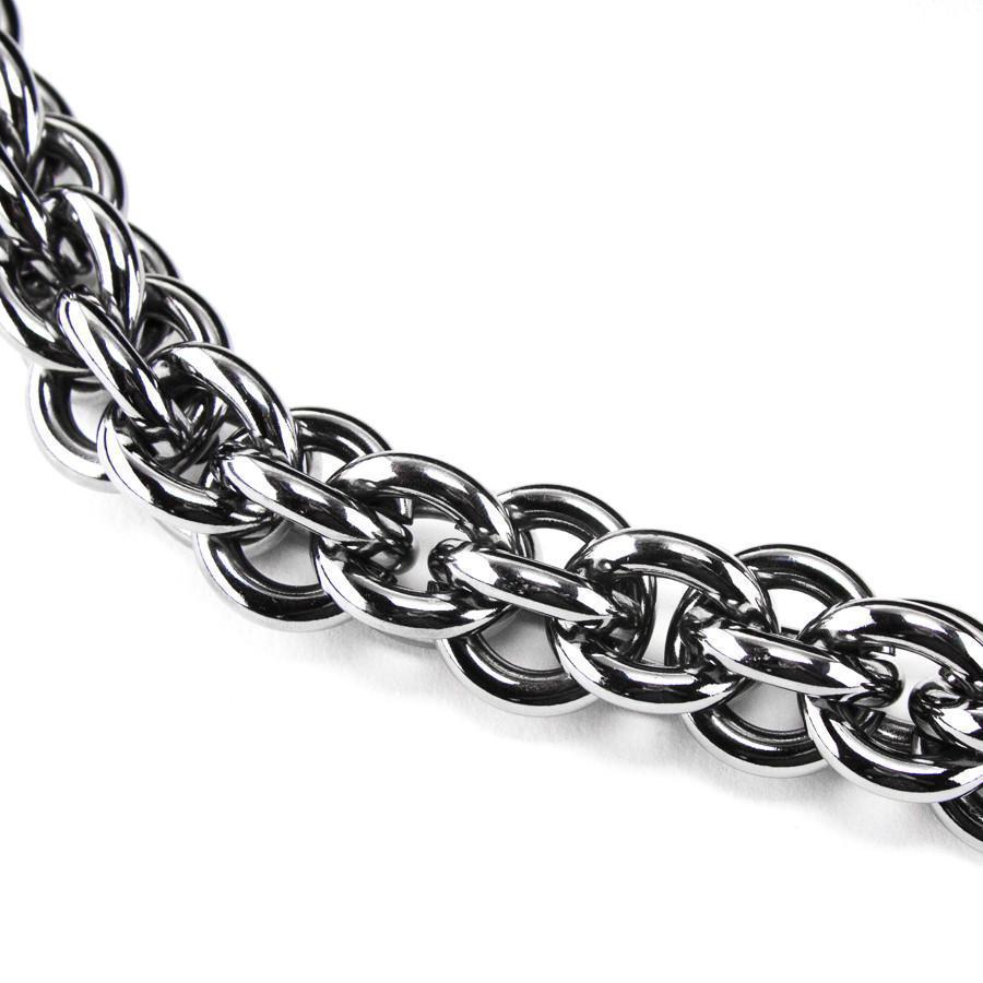 Chanel 2007 Rare Modern Thick Chunky Chain Soft Lambskin Classic Flap Bag For Sale 1
