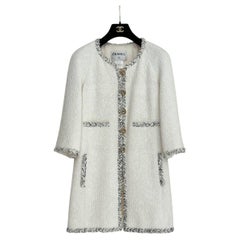 Chanel 2007 Tweed Jacket Coat - Size 36