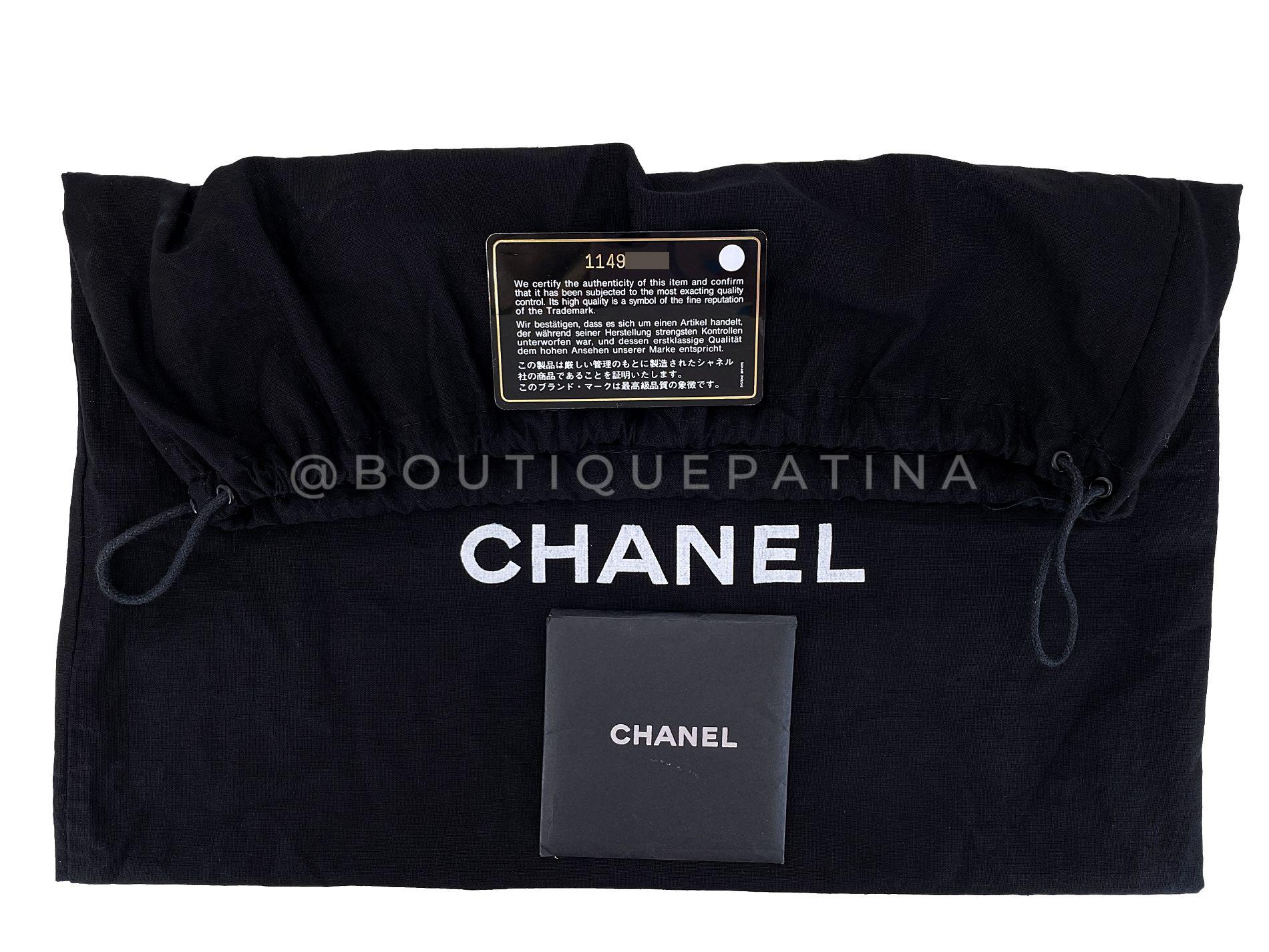 Chanel 2007 Vintage Black Leo the Lionhead Lion Flap Bag RHW 68663 en vente 9