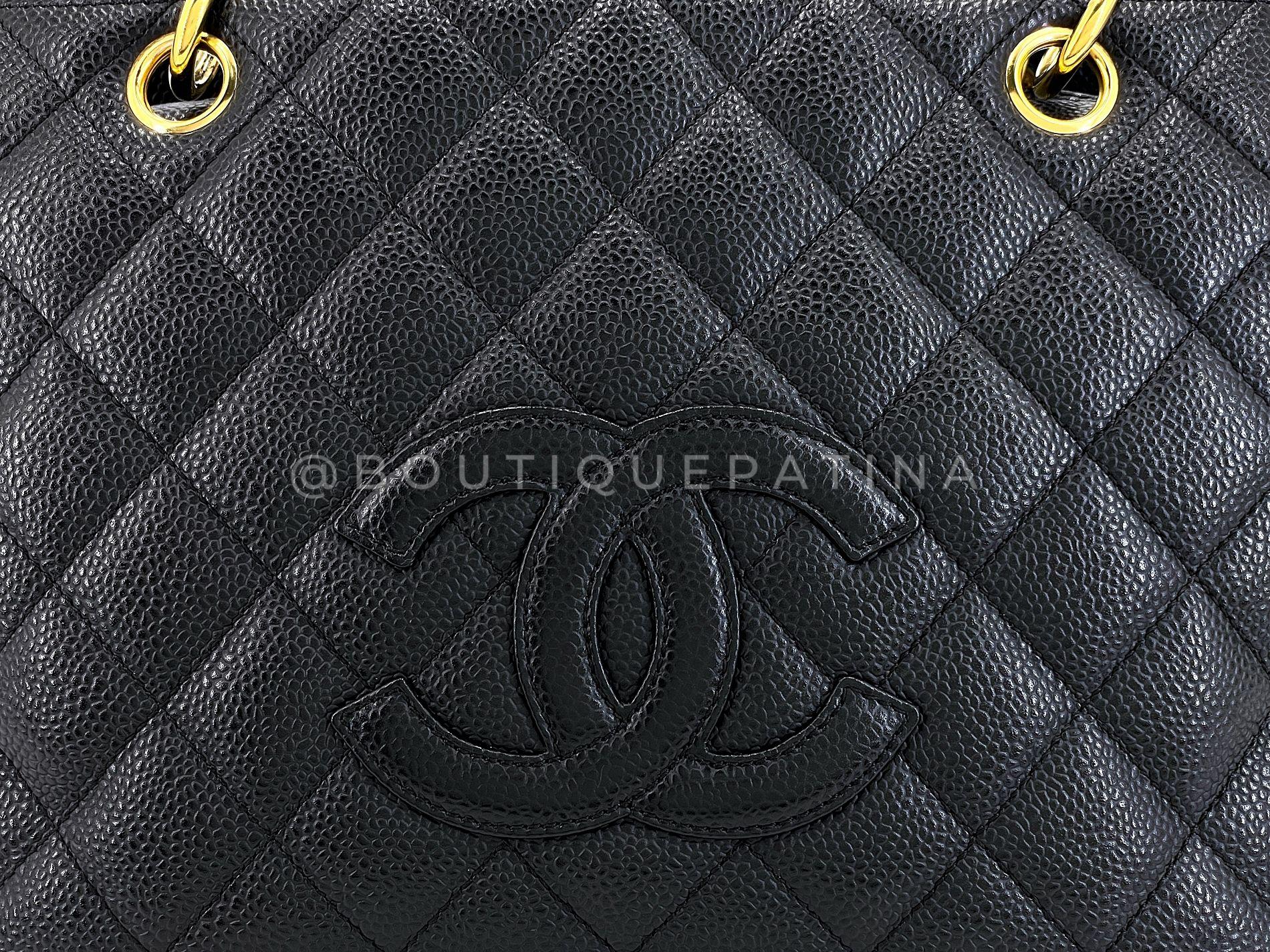 Chanel 2007 Vintage PTT Petite Timeless Tote Bag 24k GHW 68879 en vente 3