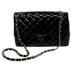  Chanel 2008 Black Limited Edition Jumbo Flap Bag