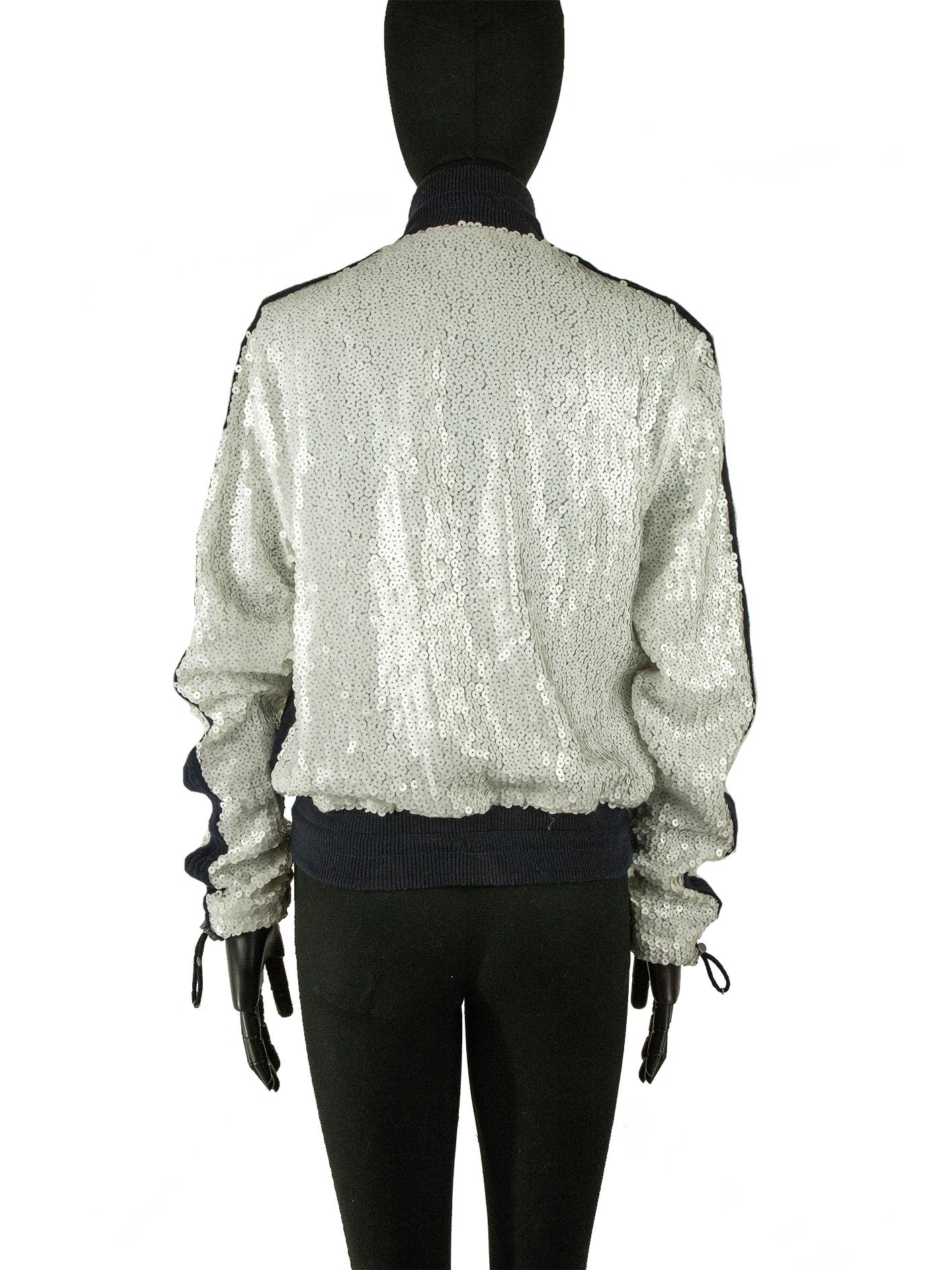 Gray Chanel 2008 Cruise Collection Sequin Jacket