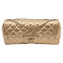 Chanel 2008 Limited Edition Gold Jewel East West Flap Bag