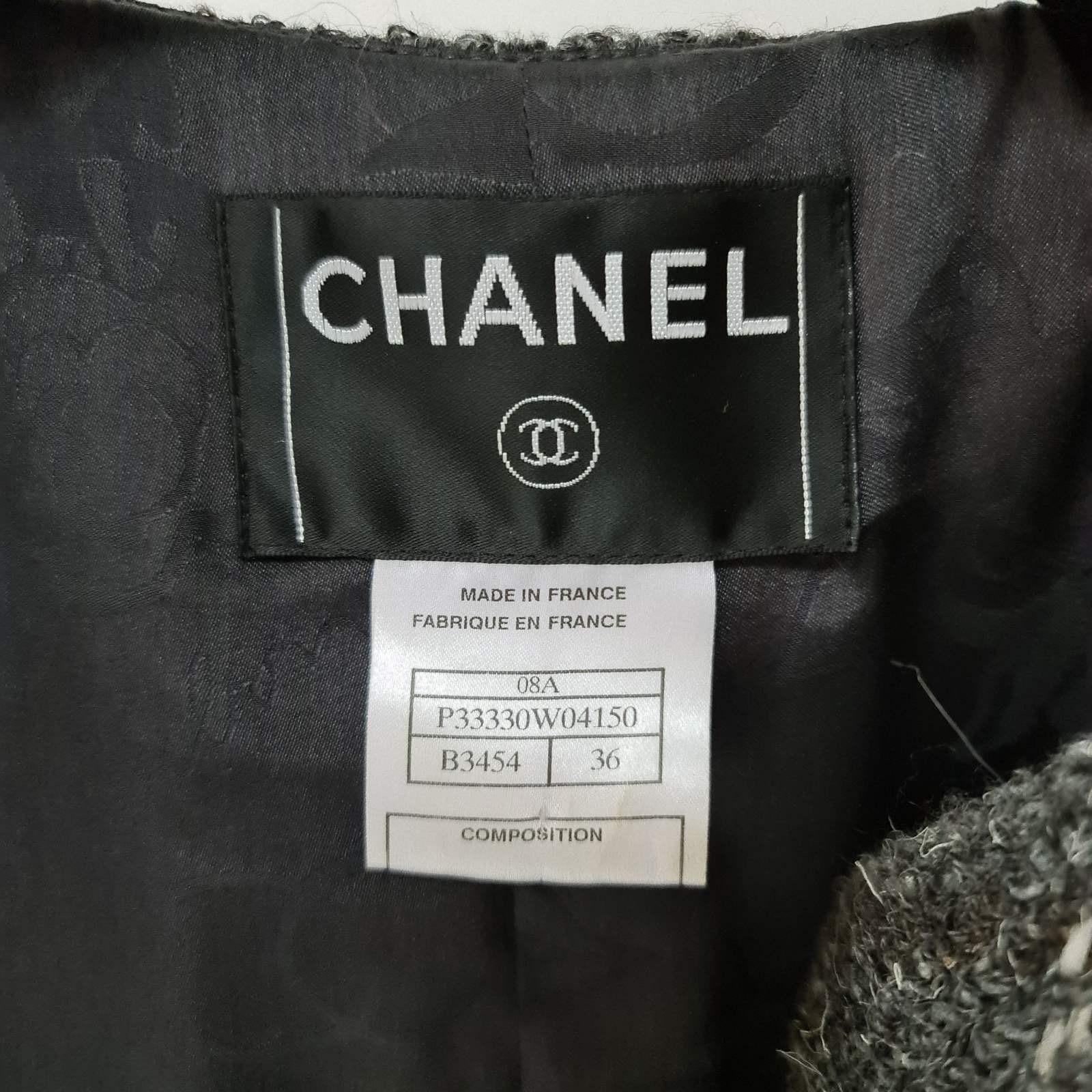 Women's Chanel 2008 Plaid Jacket